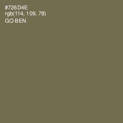 #726D4E - Go Ben Color Image